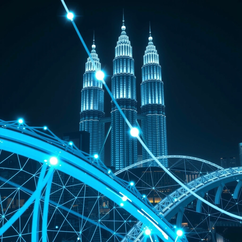 AI technology visualization for Malaysia